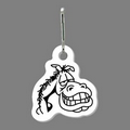 Zippy Clip - Grinning Horse Tag W/ Clip Tab (Head, Animated)